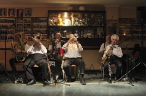 The Original Eastside Stompers Jazz Band (2) at Farnborough Jazz Club, Kent, UK, on 21st May 2010. Photo by Howard Leigh