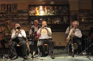 The Original Eastside Stompers Jazz Band (3) at Farnborough Jazz Club, Kent, UK, on 21st May 2010. Photo: Howard Leigh