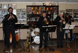 'Hot Lips' from Germany seen here at Farnborough Jazz Club on 6th March 2015. Photo by Mike Witt.